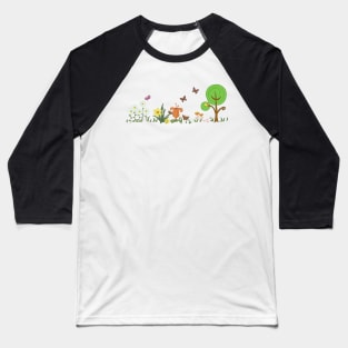 Papierfrühling Baseball T-Shirt